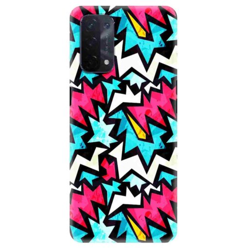 Oppo A54 Mobile Cover Colorful Abstract