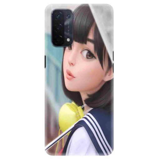 Oppo A54 Mobile Cover Doll Girl