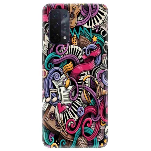 Oppo A54 Mobile Cover Guitar Lover