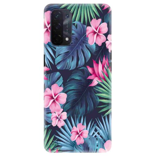 Oppo A54 Mobile Cover Leafy Floral