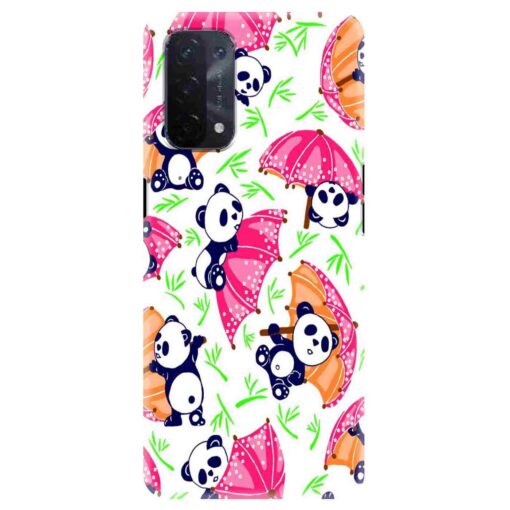 Oppo A54 Mobile Cover Little Pandas Back Cover