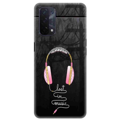 Oppo A54 Mobile Cover Lost In Music