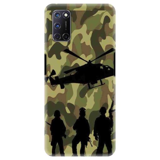 Oppo A72 Mobile Cover Army Design Mobile Cover