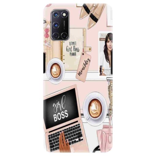 Oppo A72 Mobile Cover Boss Girl Mobile Cover