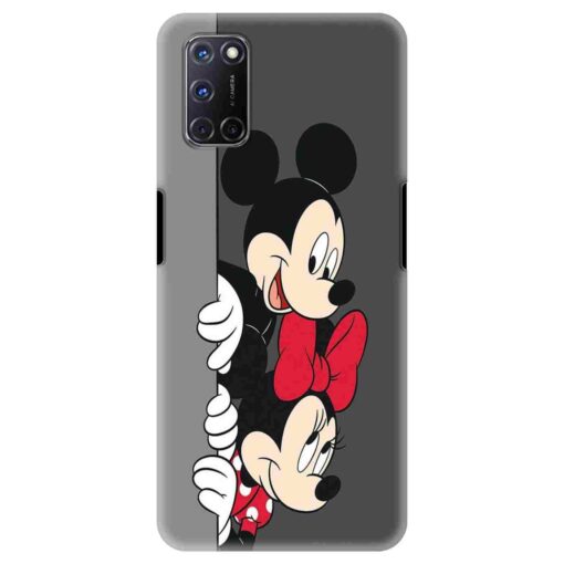 Oppo A72 Mobile Cover Minnie and Mickey Mouse