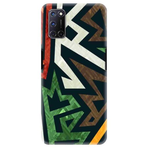 Oppo A72 Mobile Cover Multicolor Abstracts