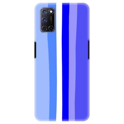 Oppo A72 Mobile Cover Ocean Blue Rainbow