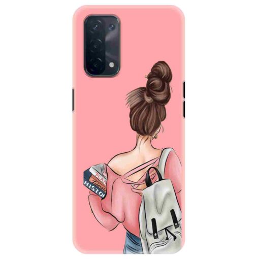 Oppo A74 Mobile Cover College Girl