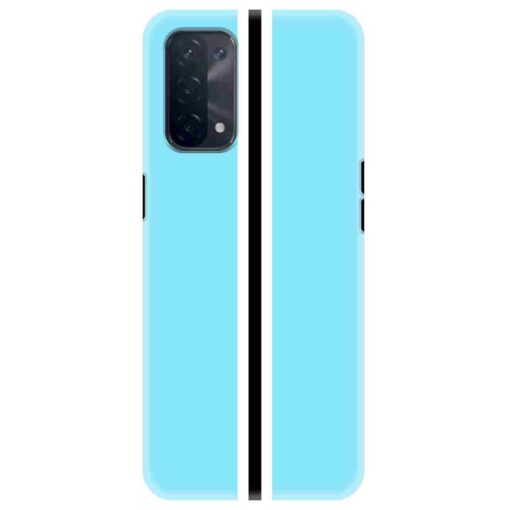 Oppo A74 Mobile Cover Light Blue Motor