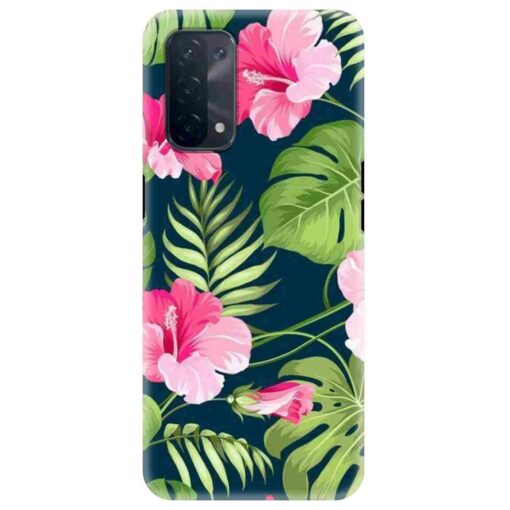 Oppo A74 Mobile Cover Tropical Leaf DE4