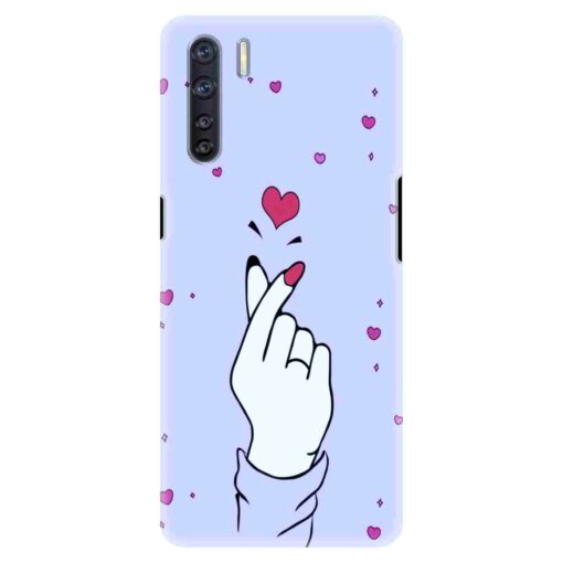 Oppo F15 Mobile Cover BTS Hand