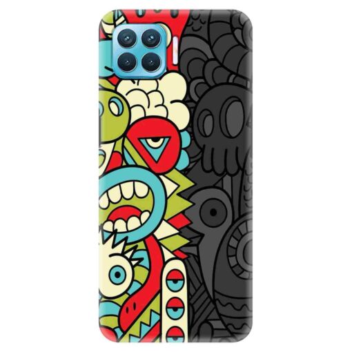 Oppo F17 Pro Mobile Cover Ancient Art