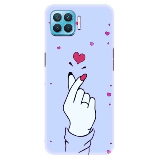 Oppo F17 Pro Mobile Cover BTS Hand