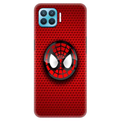 Oppo F17 Pro Mobile Cover Spiderman Mask Back Cover