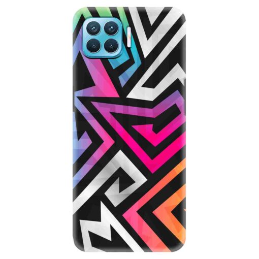 Oppo F17 Pro Mobile Cover Trippy Abstract