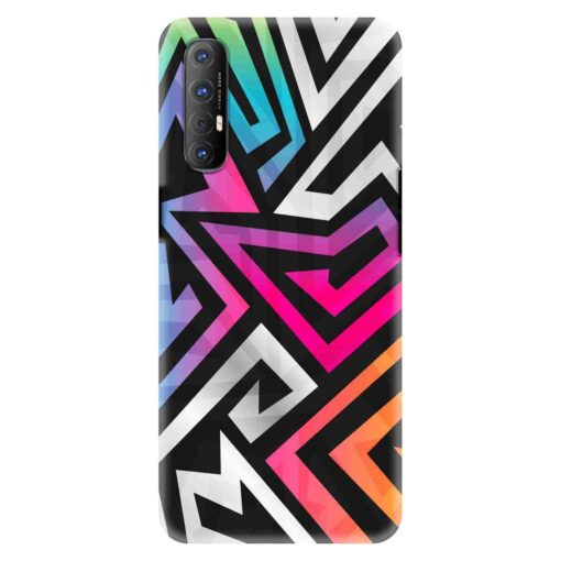 Oppo Reno 3 Pro Mobile Cover Trippy Abstract