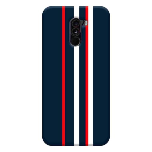 Poco F1 Mobile Cover 3D Formal Line Design