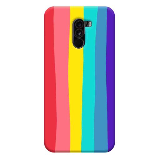 Poco F1 Mobile Cover Bright Rainbow