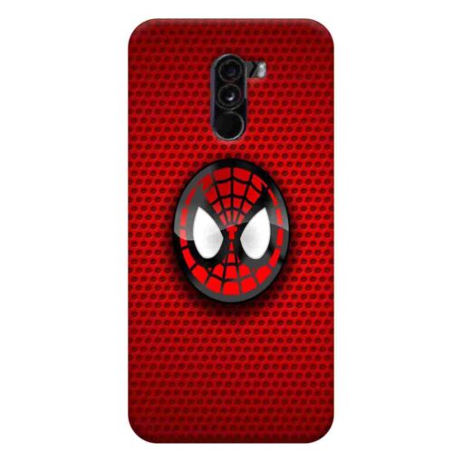 Poco F1 Mobile Cover Spiderman Mask Back Cover