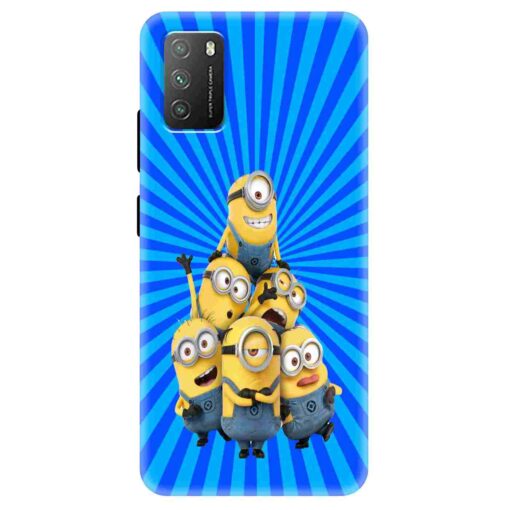 Poco M3 Mobile Cover Minions