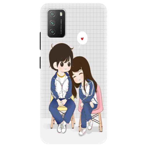 Poco M3 Mobile Cover Romantic Friends Back Cover