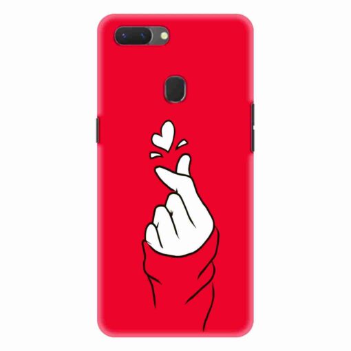 Realme 2 Pro Mobile Cover BTS Red Hand