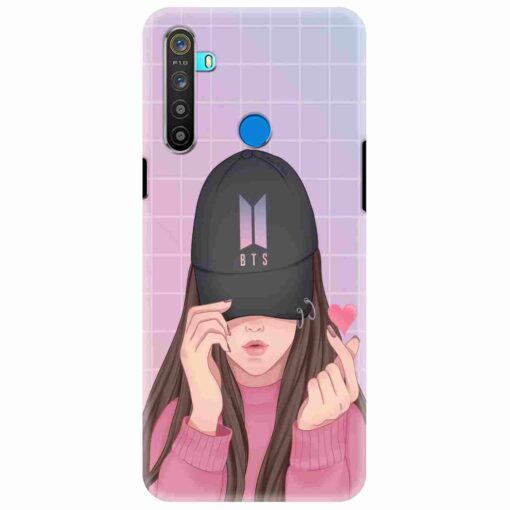 Realme 5 Mobile Cover BTS Girl