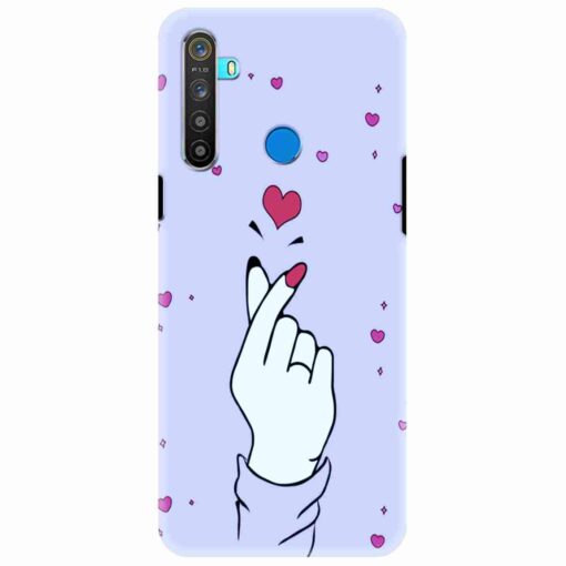 Realme 5 Mobile Cover BTS Hand