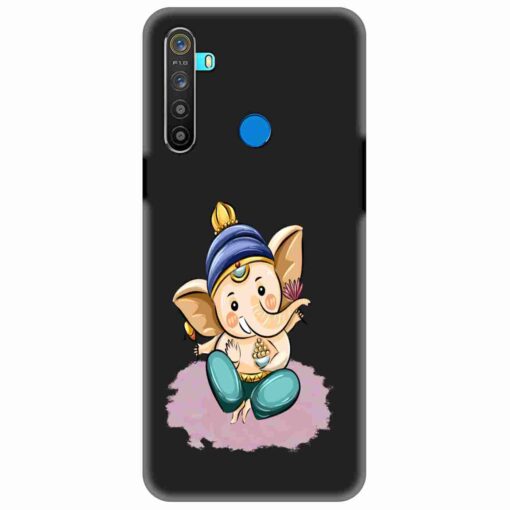 Realme 5 Mobile Cover Bal Ganesha