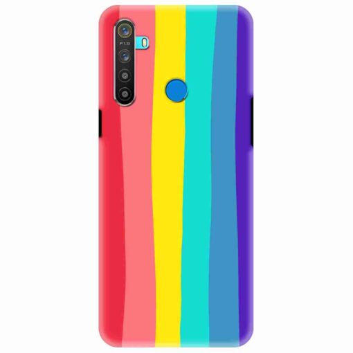 Realme 5 Mobile Cover Bright Rainbow