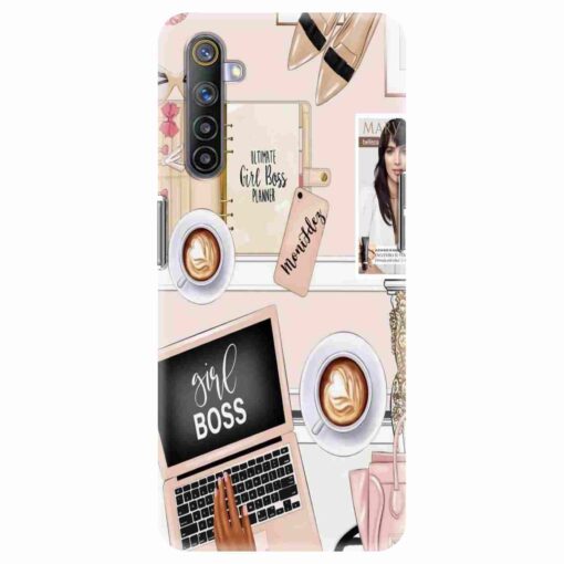 Realme 6 Mobile Cover Boss Girl Mobile Cover