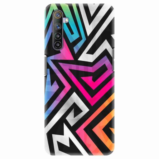 Abstract Trippy Realme 7 Mobile Cover