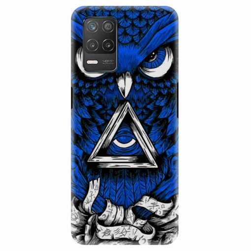 Realme 8 5G Mobile Cover Blue Owl