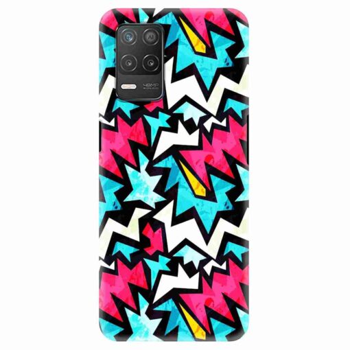 Realme 8 5G Mobile Cover Colorful Abstract