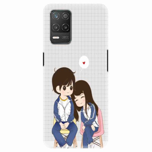 Realme 8 5G Mobile Cover Cute Couple