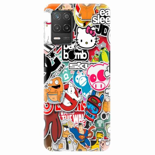 Realme 8 5G Mobile Cover Doodle