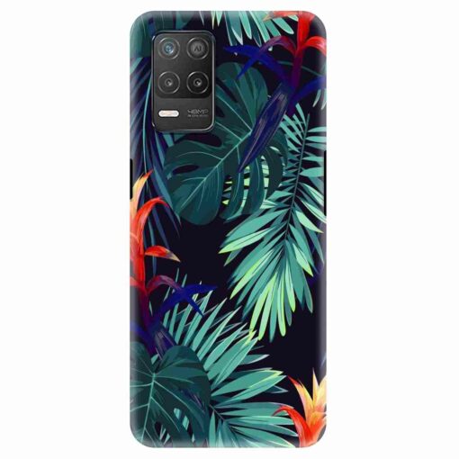 Realme 8 5G Mobile Cover Multicolor Leaf FLOC