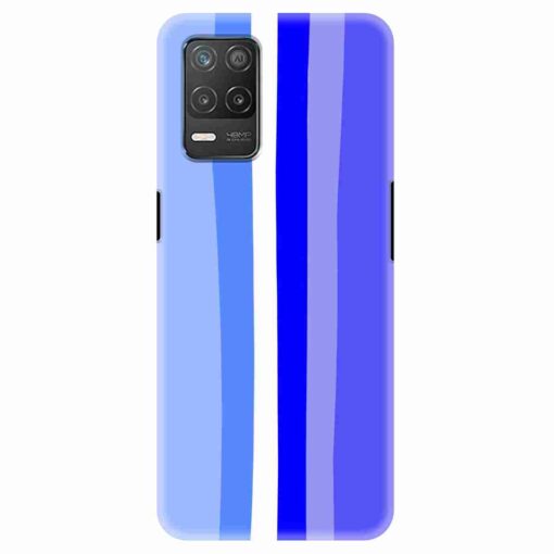 Realme 8 5G Mobile Cover Ocean Blue Rainbow