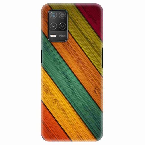 Realme 8 5G Mobile Cover Wooden Print