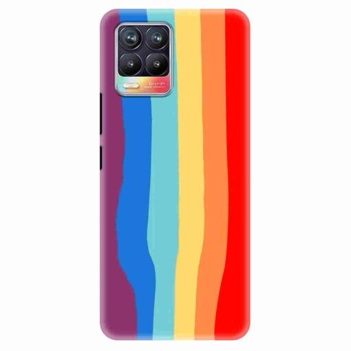 Realme 8 Mobile Cover Rainbow