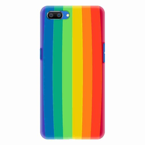 Realme C1 Mobile Cover Vertical Rainbow