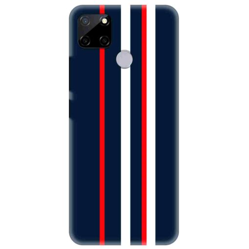 Realme C12 Mobile Cover 3D Formal Line Design