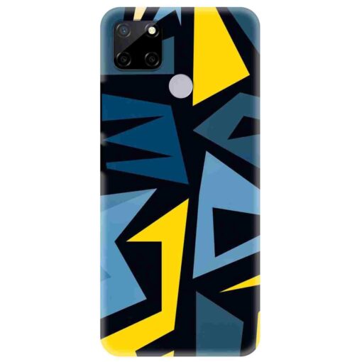 Realme C12 Mobile Cover Abstract Pattern YBB