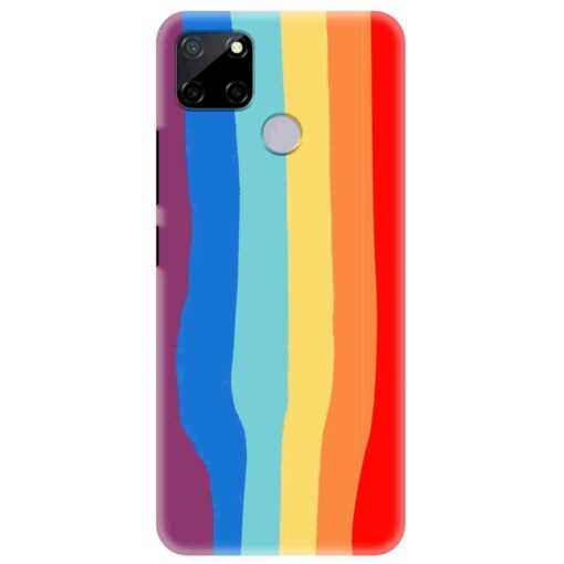 Realme C12 Mobile Cover Rainbow