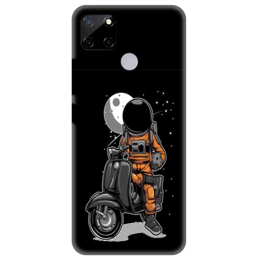 Realme C12 Mobile Cover Scooter In Space