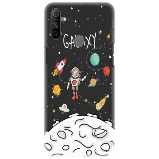 Realme Narzo 10A Mobile Cover Space Design NASA