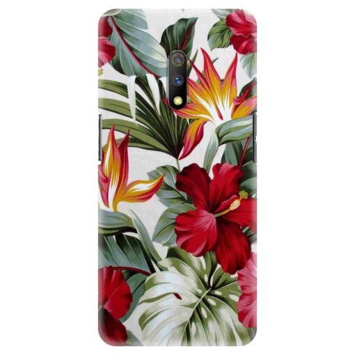 Realme X Mobile Cover Tropical Floral DE5