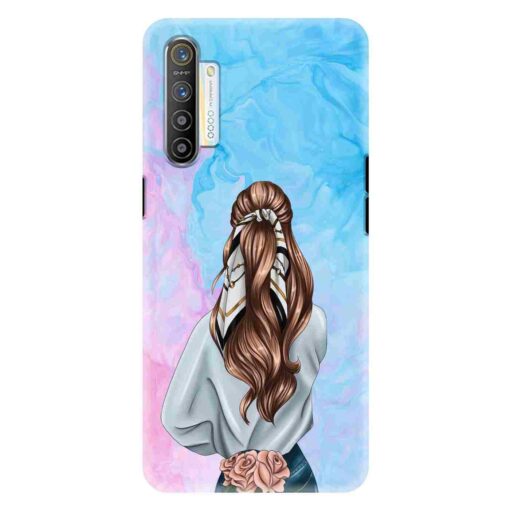 Realme X2 Mobile Cover Stylish Girl 3D