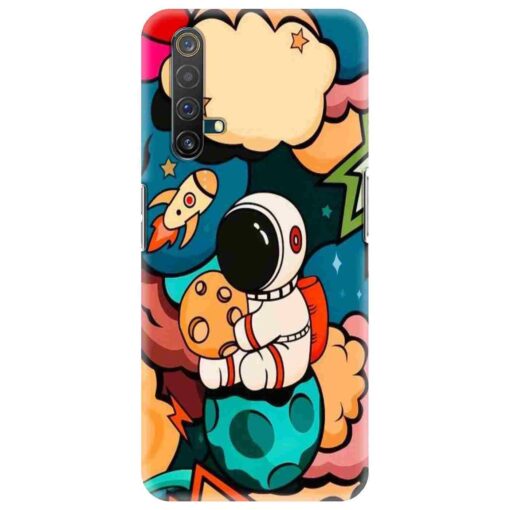 Realme X50 5G Mobile Cover Space Character