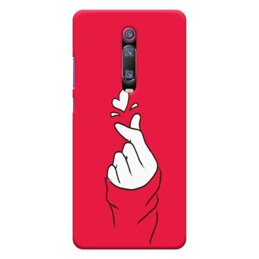 Redmi K20 Mobile Cover BTS Red Hand